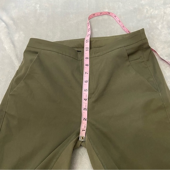 Lululemon &go City Trek Cropped Trouser Fatigue Green 4074 - Picture 7 of 10